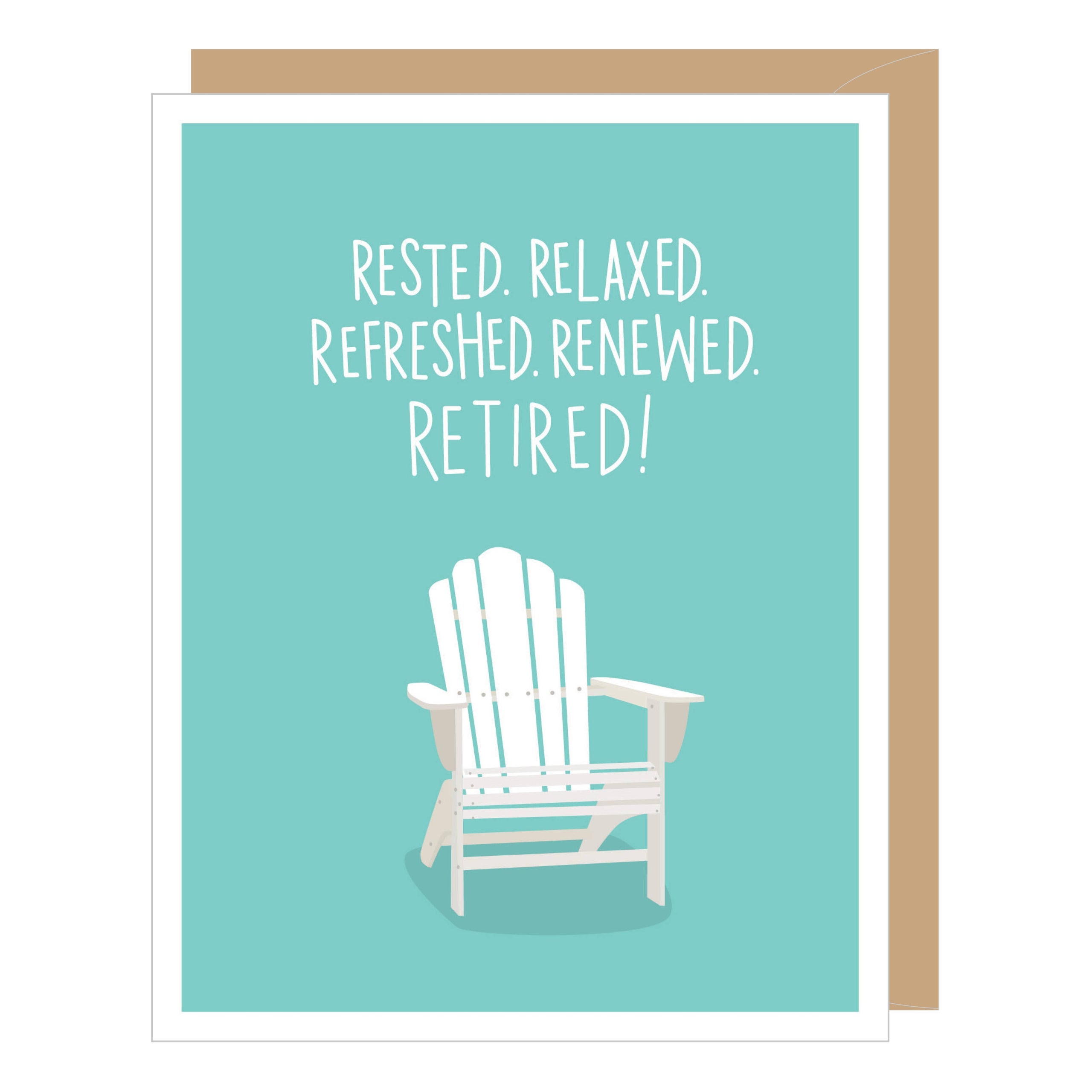 Adirondack Chair Retirement Card | sweetbaygifts.com